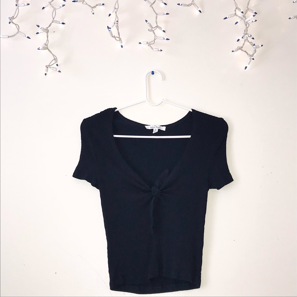 NAVY BLUE CROP TOP